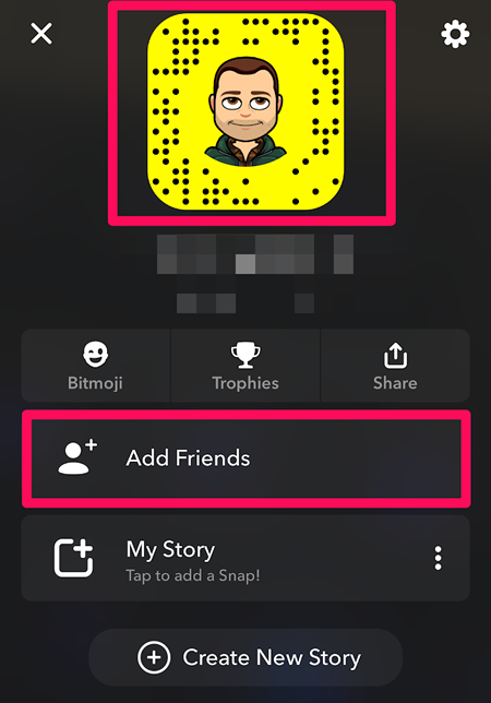 snapchat qr code